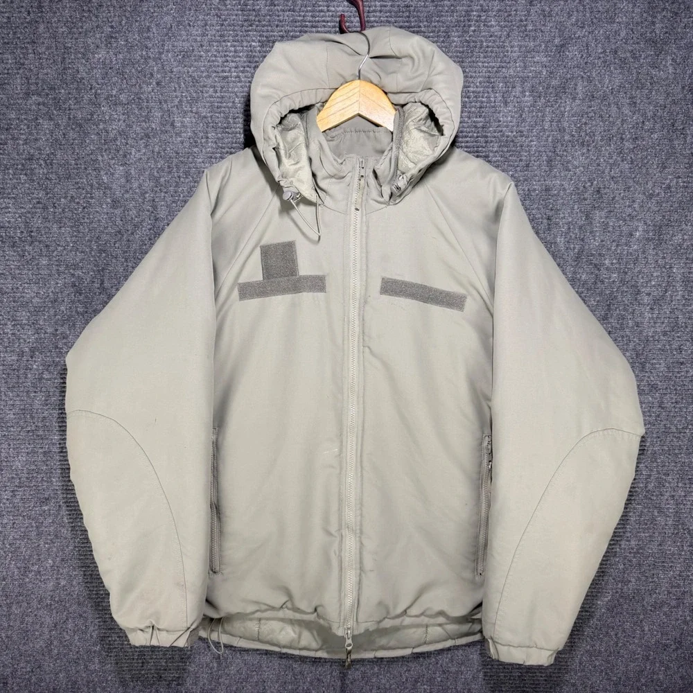 US Military Gen III Level 7 Extreme Cold Weather Parka Gray Medium Regular FLAWS